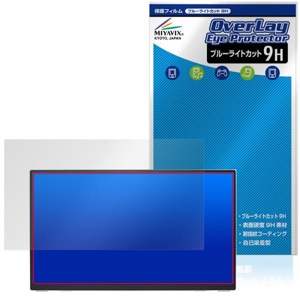 amadana 15.6インチ フルHD ポータブルディスプレイ DP10 保護フィルム OverLay Eye Protector 9H for アマダナ 高硬度ブルーライトカット