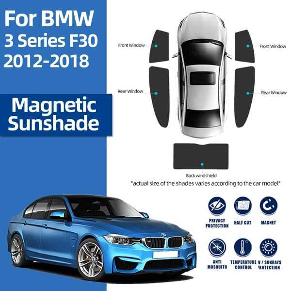 Bmw 3 シリーズ F30 F80 2011-2019 318i 320i 車サンシェードシールドフロントガラスカーテンリアサイドベビーウィンドウサンシェード