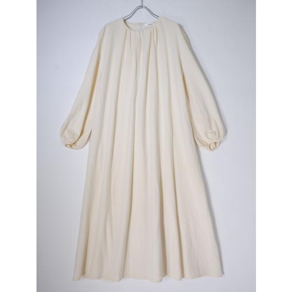 ebure ebureエブール ウールジャージーバルーンスリーブ ギャザー