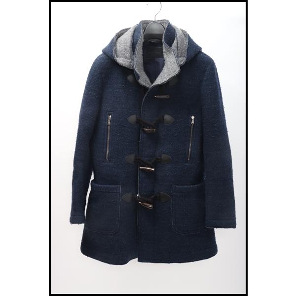 ジュンハシモトjunhashimoto BLANKET DUFFLE COATウール ジュンハシモトjunhashimoto BLANKET DUFFLE COATウール