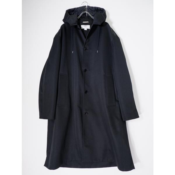 [美品] OAMC Tusk hoodie long Coat Sサイズ OAMC（オーエーエムシー） TUSK COATオーバーサイズフーデットロング