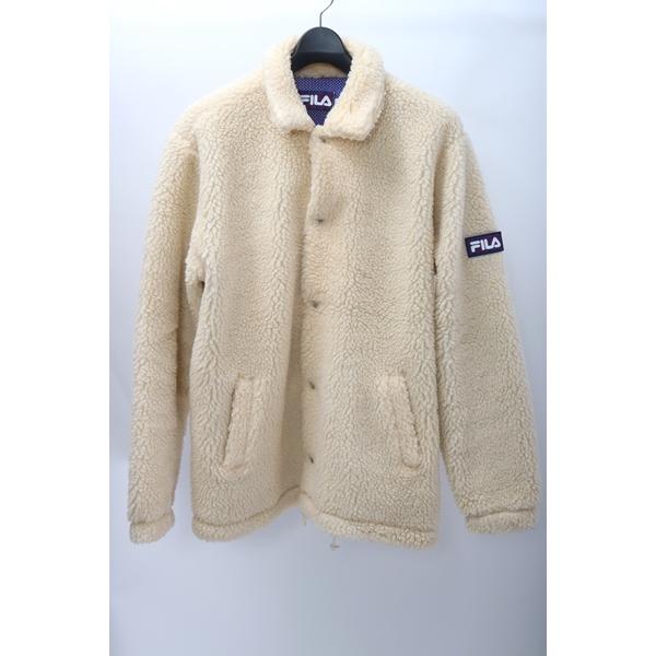 FILAフィラ ×MIN-NANOミンナノ×BEAMSビームス BOA COACH JACKETボア