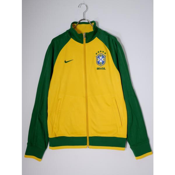 adidas ブラジル代表ジャケット M adidas◇Brazil ブラジル トラック ジャケット 3ストライプ ロゴ