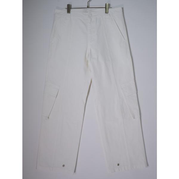 STILL KELLYスティルケリー SKMP007W COTTON CANVAS WHITE CARGO PANTコットンキャンバス ホワイトカーゴパンツ[MPTA80633]