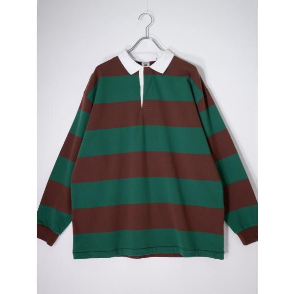 JACKSON MATISSEジャクソンマティス 2025AW RUGBY Shirtボーダーラガーシャツ新品[MTSA79947]