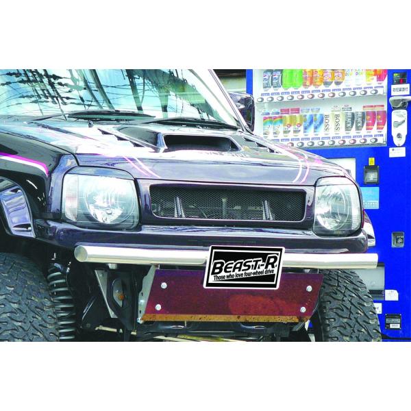 jb23ジムニー グリル 楽天市場】ジムニー エクステリア メッキフロントグリル JB23 9