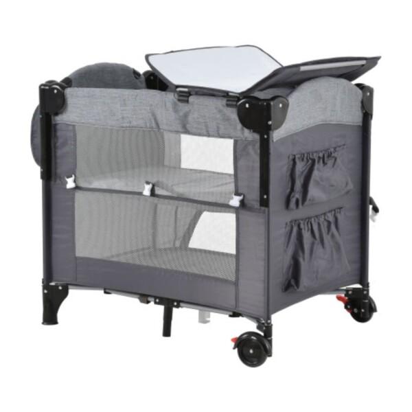 BTM ベビーベッド ベビーサークル 折りたたみ 添い寝ベッド プレイヤー  