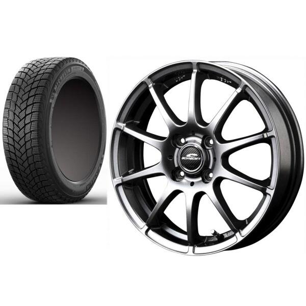 15インチ ミシュラン(Michelin) X-ICE SNOW 175/65R15 89T + マルカサービス シュナイダースタッグ (1