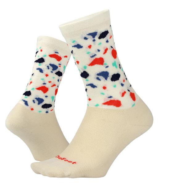 DeFeet ディフィート サイクリングソックス WI 6インチ TERRAZZO NATURAL Mサイズ