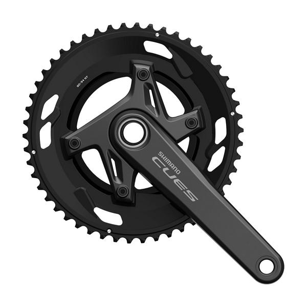 SHIMANO シマノ CUES クランクセット FC-U6030-2 2-PCS CL:47mm 175mm 50×34T BBパーツ/CGなし EFCU60302EX04