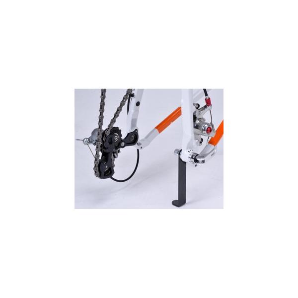 GSのリアディレーラー、シフトワイヤーが長いバイク、ワイヤー内蔵フレーム等は、従来の90mmしかなかったエンド金具では、地面と擦れてしまう場合がありました。このエンドスタンドならそれらに対応します。■材質:鉄、アルミ■サイズ：110mm