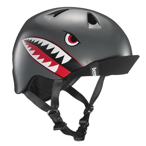 bern バーン キッズ ヘルメット NINO ニノ Satin Grey Flying Tiger
