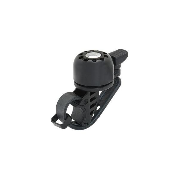 ラバーベルト式のノッカー型ベル。■商品情報 ・取付可能径:Φ19〜32mm ・外径：34mm※カラー・ブラック(4582351611136)