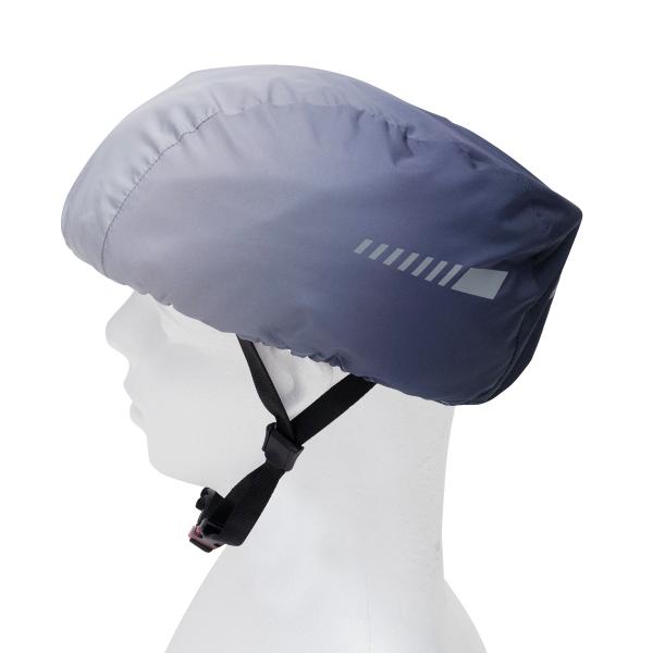 ■商品紹介・両サイドと後頭部に反射材付き！・持ち運びやすいレインカバーなので急な雨にも対応できて便利です。■商品情報・材質：本体：ポリエステル　　　　留め具：PP　　　　ゴム紐：ポリエステル+ラテックス・撥水加工・ゴム紐の調整機能・ポケッタ...