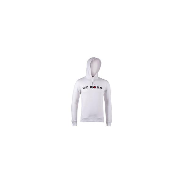 DE ROSA デローザ HOODIE LOGO ロゴ フーディー ホワイト S