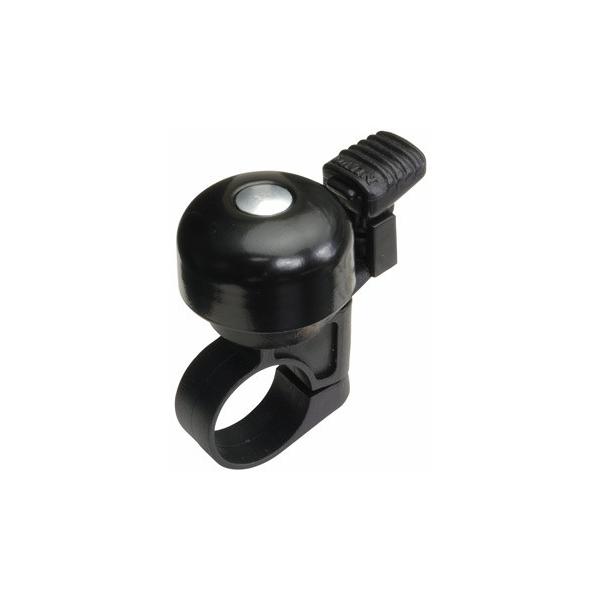 シンプルな見た目で取り付けるバイクの種類を問わないベル。■商品情報・取付可能径：Φ22.2mm・外径：32mm・材質：アルミ合金■カラー・ブラック(HOB04200)