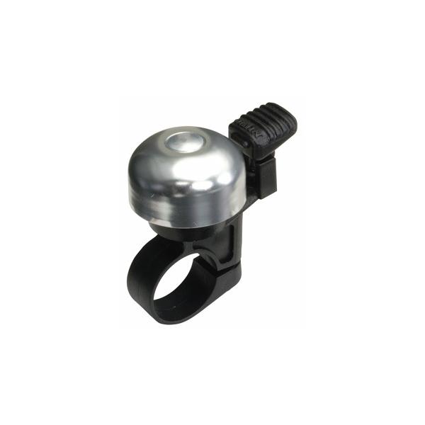 シンプルな見た目で取り付けるバイクの種類を問わないベル。■商品情報・取付可能径：Φ22.2mm・外径：32mm・材質：アルミ合金■カラー・シルバー(HOB04201)