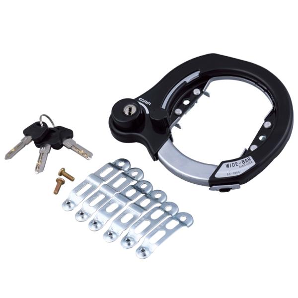 ●カラー: ブラック●タイプ: リング錠●単位: 1個●セット内容/付属品：ディンプルキー 3本、取り付けバンド(3種類)13mm用/16mm用/19mm用