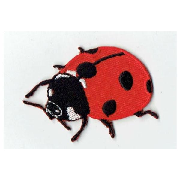 刺繍アイロンワッペン昆虫(てんとう虫/テントウムシ) : FIND 刺繍アイロンワッペン昆虫(てんとう虫/テントウムシ) : FIND