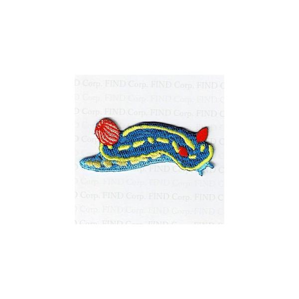 刺繍アイロンワッペン魚類（アオウミウシ）