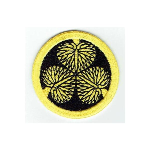 刺繍アイロンワッペン（徳川家紋）