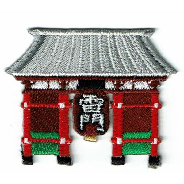 刺繍アイロンワッペン（雷門） : FIND Corp. - 通販 - Yahoo!ショッピング