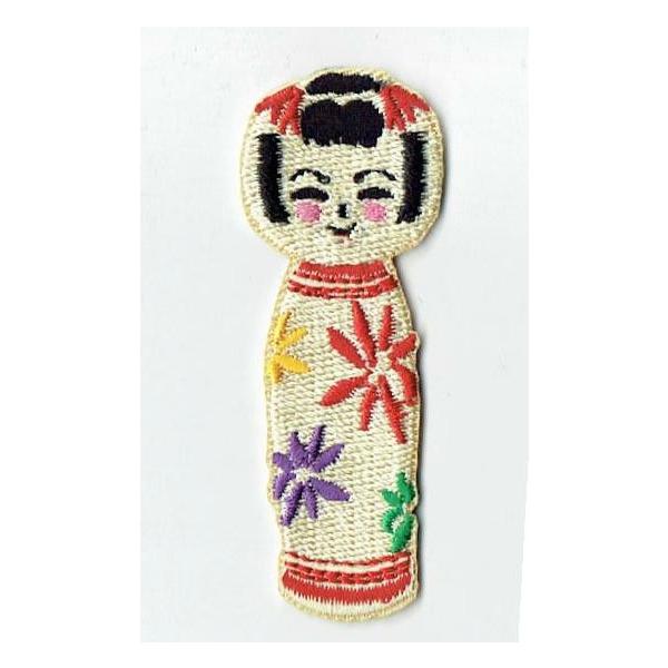 刺繍アイロンワッペン こけし Fwi 187 Find Corp 通販 Yahoo ショッピング