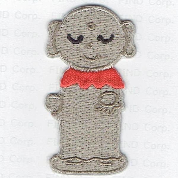 刺繍アイロンワッペン（お地蔵様）