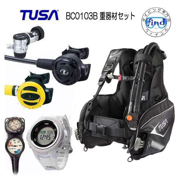 IQ1203  ダイブコンピューター付 TUSA 重器材 セット 7番C  BC0103B RS1103J  SS20 トラストゲージ　爆買