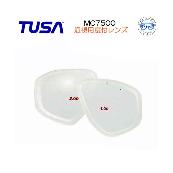 TUSA M7500 M212マスク用度付きレンズ　オプチカルレンズ　左右セット(2枚）  マスク交換パーツ　近視用  mc7500 MC-7500