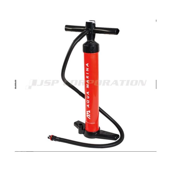 ■最大圧力：20psi■空気圧計付き■容量：2.2+2.2L●SUPやボートなど、様々なインフレータブル製品にご使用頂けます。●押しても引いても空気が入る、ダブルアクションポンプ仕様。●耐衝撃性を備えた空気圧計が付属し、空気を注入しながら圧...
