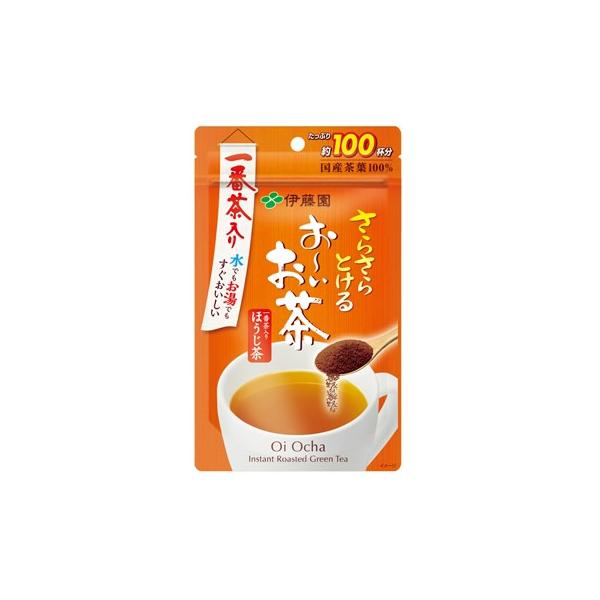 伊藤園 さらさらとける お〜いお茶 ほうじ茶 80g (メール便送料無料) おーいお茶 ほうじ茶 インスタント