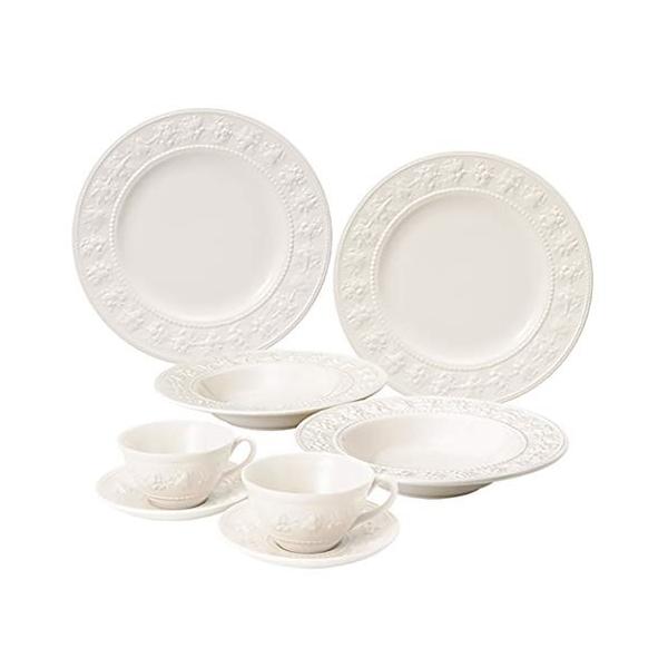 贈り物 wedgewood フェスティビティ アイボリー 8ピースセット - 食器
