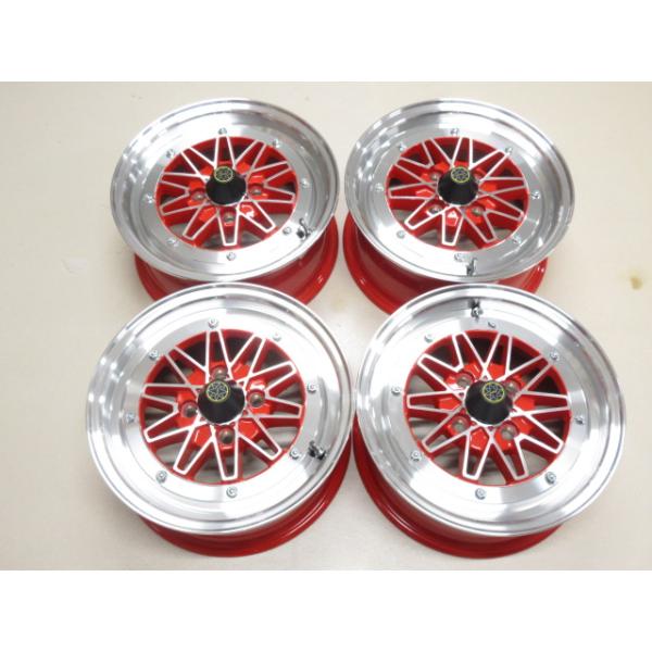 スターシャーク復刻版② 14インチ6J+38 PCD100 ４本中２本 限定数 スターシャーク2 ホイール14×6.0 +38 100 4H(BK)旧車