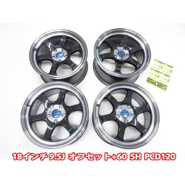 在庫あり MID RACING R06 18インチ 9.5J オフセット+60 5穴 PCD120