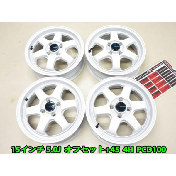 在庫あり 4本セット MID RACING R06 15インチ 5J オフセット+45 4穴