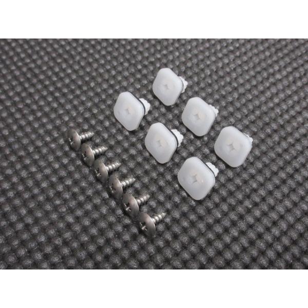 純正新品 AE86 フロントガラス サイドモール 取付用 グロメット+ビス