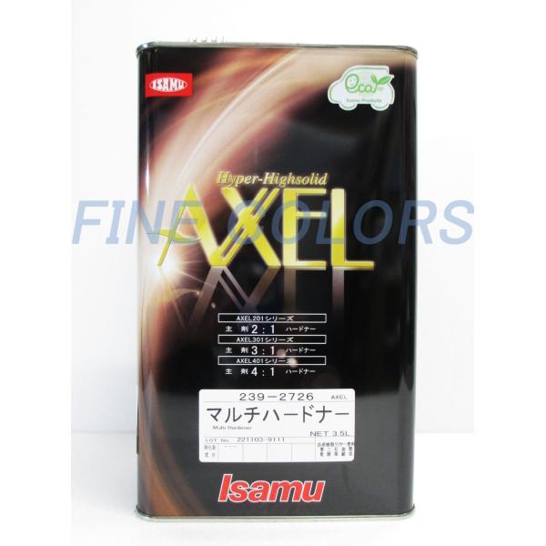イサム　アクロベースAXELマルチハードナー標準硬化剤クリヤー自動車塗装3.5L アクセル マルチハードナーNEW (標準）3.5L / イサム塗料 : ファイン