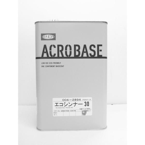 アクロベース エコシンナー＃30 / 3.785L（イサム塗料/車両用塗料