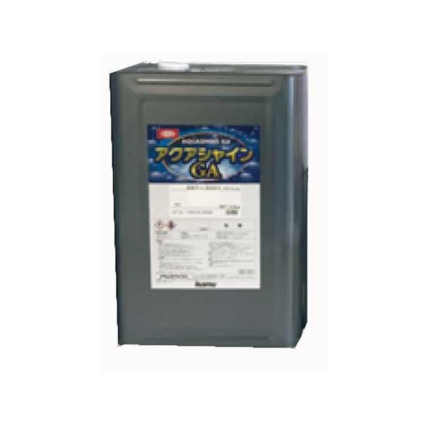 アクアシャインGA ブラック 16kg / イサム塗料 水性一液塗料（重機