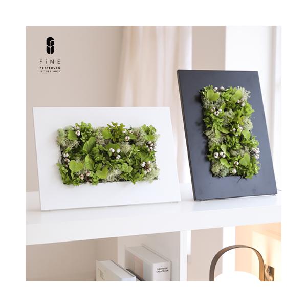 プリザーブドフラワー 母の日 グリーンハート ギフト 壁 飾り フレーム アレンジ 新築祝い 開店祝い 壁掛け 装飾 ウォール グリーン ディスプレイ