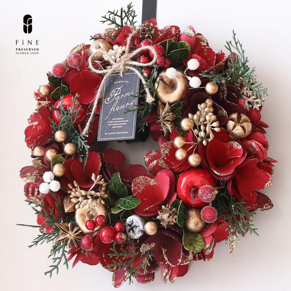 FiNEセレクトクリスマスリースがずらり！ドライ素材の輸入リース。【季節商品の為再入荷の予定がございません。】内容：クリスマス輸入リース（中国製）ご用途 : クリスマスリース クリスマス リース ギフト プレゼント 冬 リース お返し 誕生...