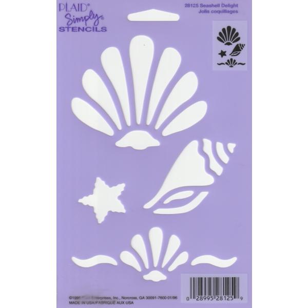 各種ステンシルシート　99×142ステンシル部分　シェル　602-8125