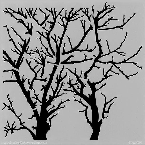 TCWステンシル  　608-5251 　6×6インチ　繰り返し使えるステンシルシート