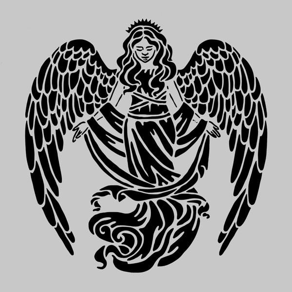 TCWステンシル 　608-5821 　 6×6インチ　繰り返し使えるステンシルシート