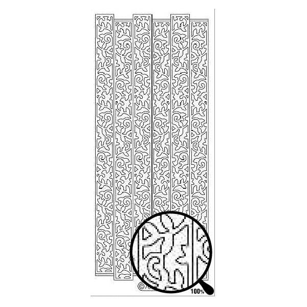 スターフォームステッカー 　シルバー　 7045GLS 　透明ラメ銀縁どり