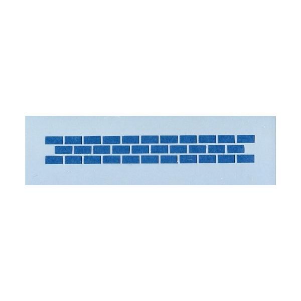 ファインホームの特大ステンシルシート　ステンシル部分の長さ58cm特大サイズ　壁・家具・ドアのワンポイント　580×76　レンガ　fh-071bs