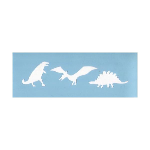 ファインホームのステンシルシート　恐竜M　fh-155M