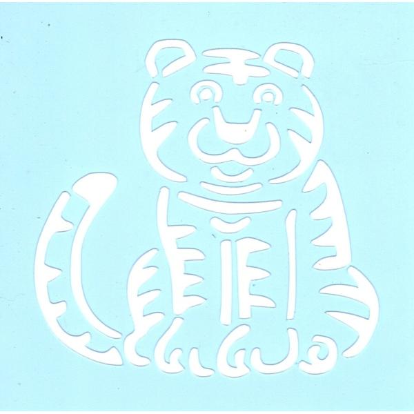 ファインホームのステンシルシート　寅B　Mサイズ　fh-377m