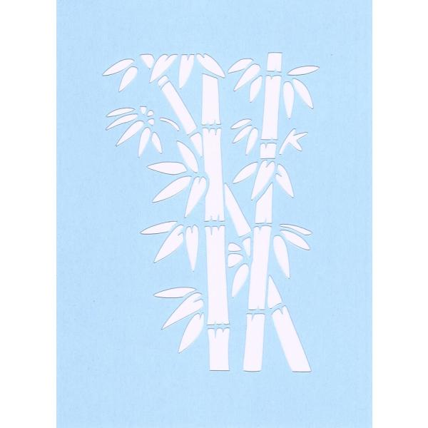 ファインホームのステンシルシート 　竹林　Lサイズ　fh-392L
